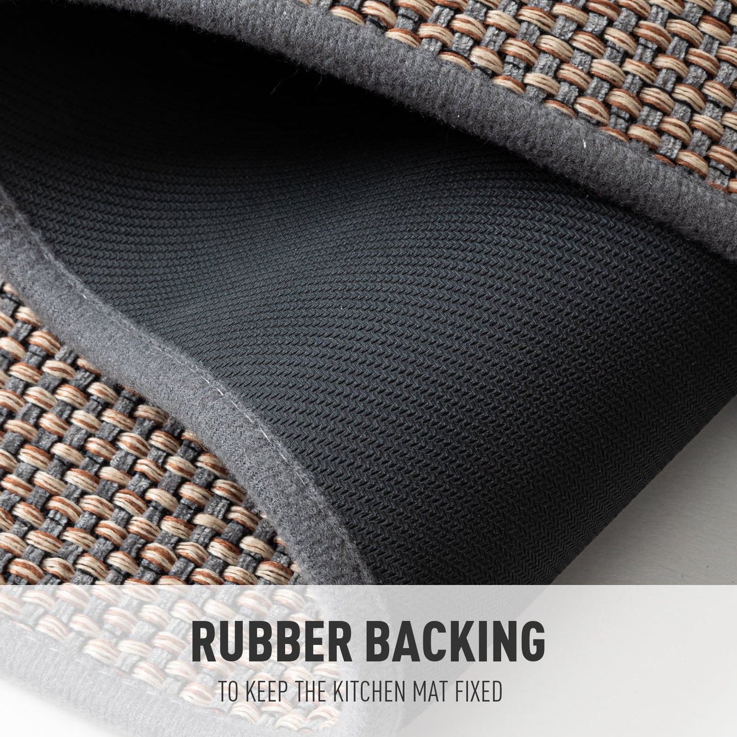 Kitchen Mat Washable Kitchen Rugs and Mats Non Skid Absorbent Runner Rugs for Kitchen Front of Sink Kitchen Floor Mats 20"X70" Grey Kitchen Mats or Rugs