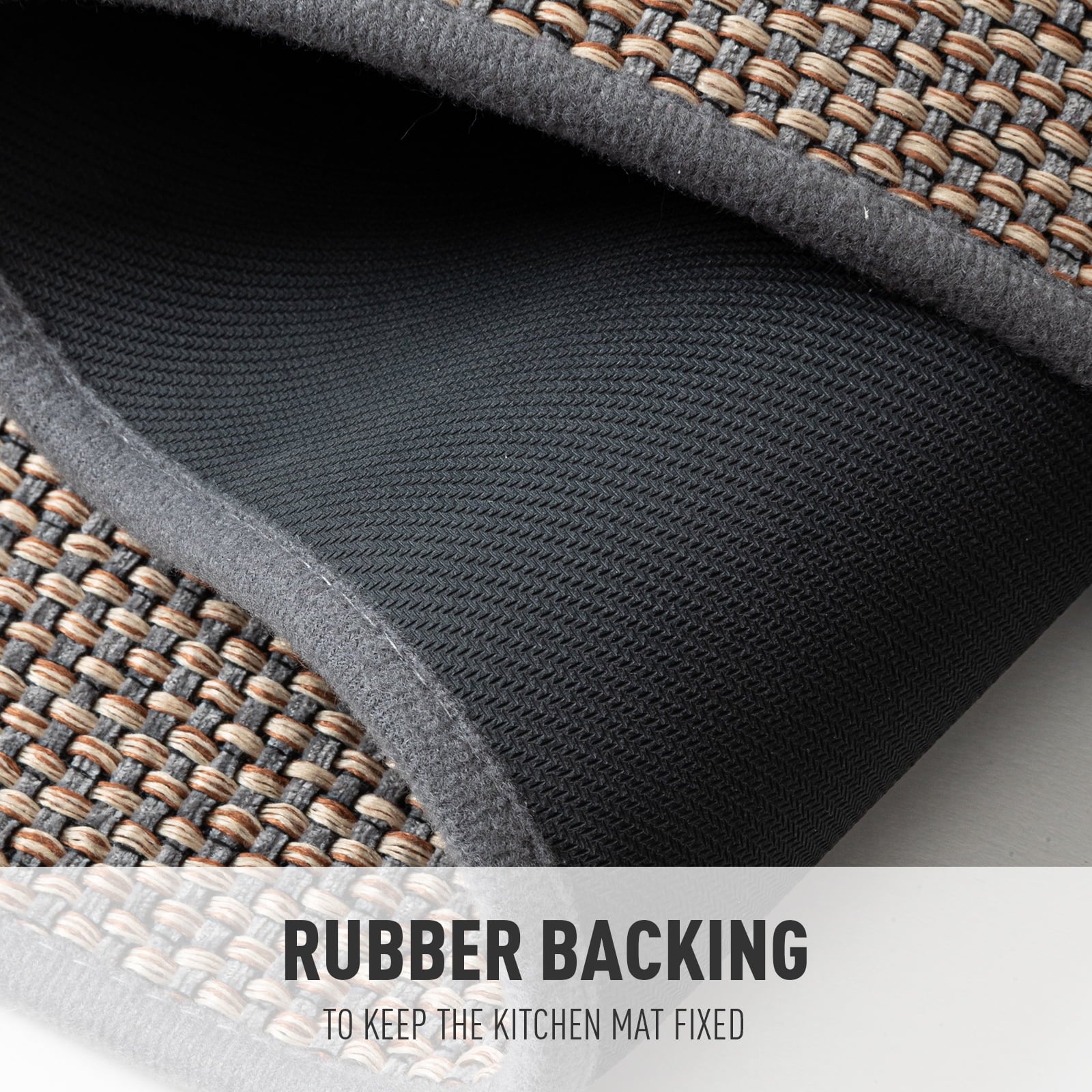 Kitchen Mat Washable Kitchen Rugs and Mats Non Skid Absorbent Runner Rugs for Kitchen Front of Sink Kitchen Floor Mats 20"X70" Grey Kitchen Mats or Rugs