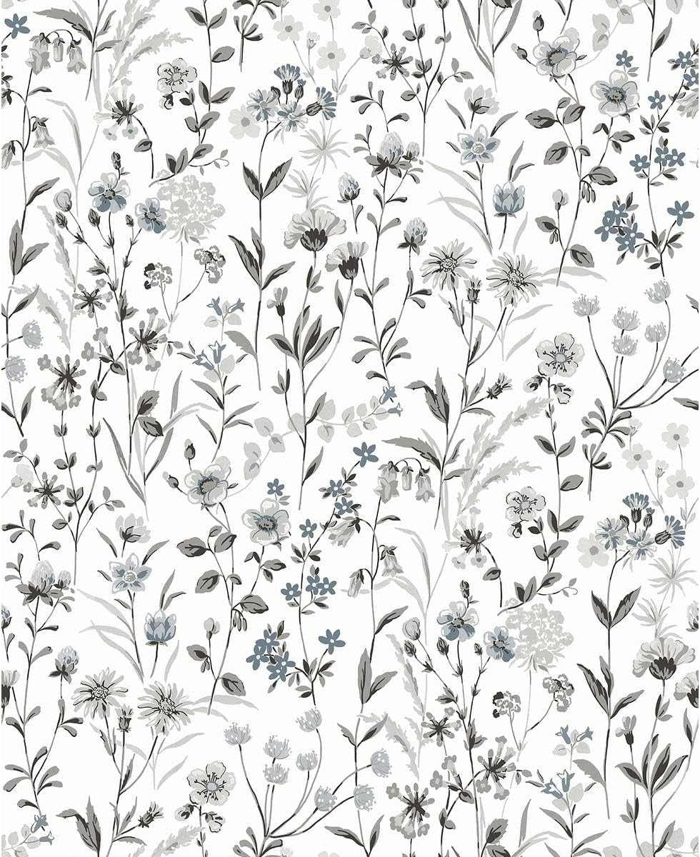 Wildflowers Peel and Stick Wallpaper (Multicolored)