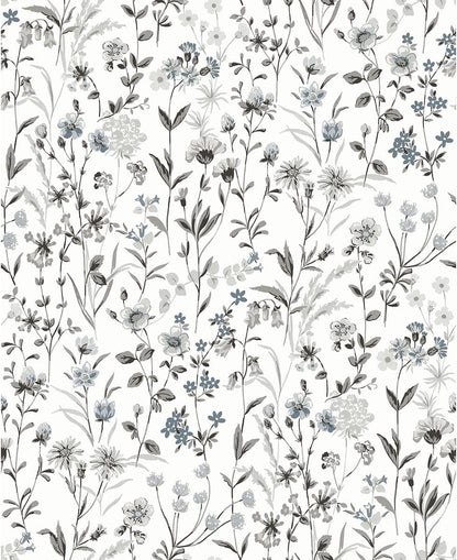Wildflowers Peel and Stick Wallpaper (Multicolored)