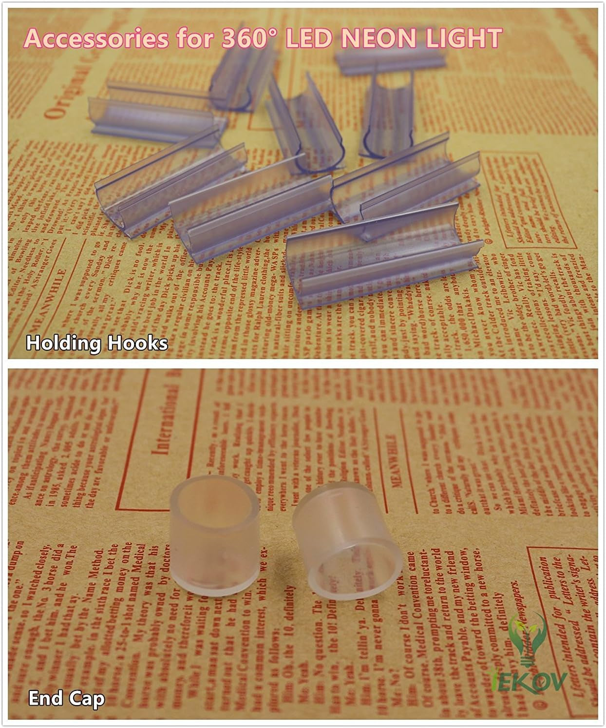 [Upgrade] 360° LED NEON Light, AC 110-120V Flexible 360 Degree LED Neon Strip Lights, Dimmable & Waterproof NEON LED Rope Light + Remote Controller for Decoration (32.8Ft/10M, White)