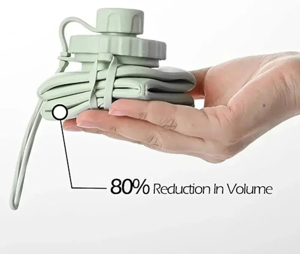 Silicone Folding Water Cup Outdoor Portable and Scalable Sports Collapsible Water Bottle Travel Camping Cup 2025 Handy Cup