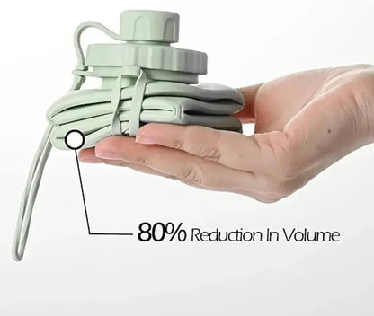 Silicone Folding Water Cup Outdoor Portable and Scalable Sports Collapsible Water Bottle Travel Camping Cup 2025 Handy Cup