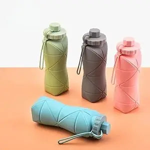 Silicone Folding Water Cup Outdoor Portable and Scalable Sports Collapsible Water Bottle Travel Camping Cup 2025 Handy Cup